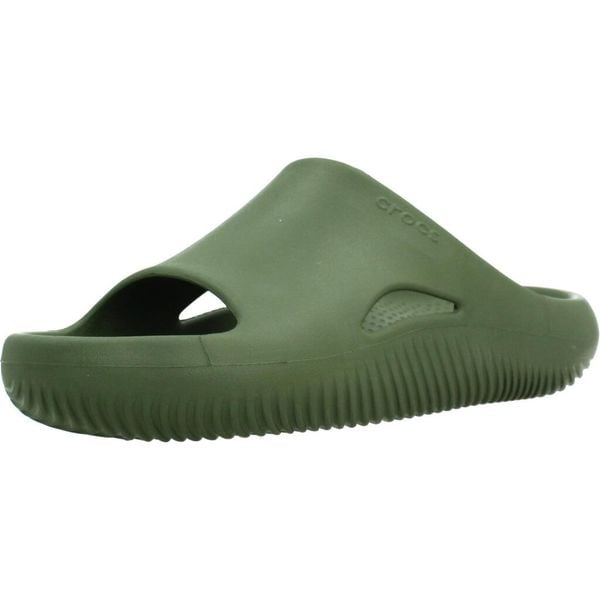 Sandały CROCS MELLOW RECOVERY SLIDE Zielony. Zielone sandały męskie Crocs, z syntetyku, bez zapięcia. Za 199.99 zł.