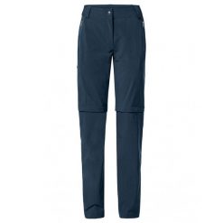Spodnie damskie Farley Stretch ZO T-Zip Pants II. Niebieskie spodnie snowboardowe damskie Vaude, na jesień, s, bez wzorów, z materiału, narciarskie. Za 601.90 zł.