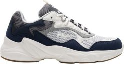 Fila Buty damskie Fila Collene CB biało-szaro-granatowe FFW0046 53048 39. Białe obuwie sportowe damskie Fila, bez wzorów. Za 322.91 zł.