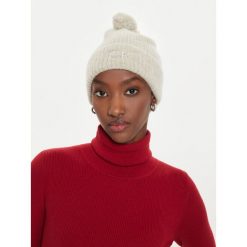 Czapka Calvin Klein. Brązowe czapki i kapelusze damskie Calvin Klein, na zimę, bez wzorów. Za 219.99 zł.