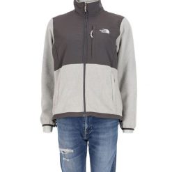 The North Face Kurtka polarowa damska Denali. Szare kurtki damskie The North Face, l, bez wzorów, z polaru, bez kaptura. Za 212.96 zł.