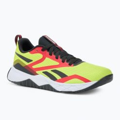Buty treningowe męskie Reebok NFX. Żółte buty sportowe męskie Reebok, bez zapięcia, na fitness i siłownię. Za 339.99 zł.