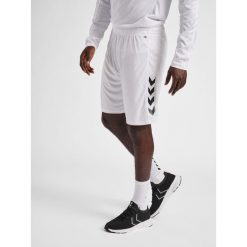 Spodenki piłkarskie męskie Hummel Core XK Poly Shorts. Białe krótkie spodenki sportowe męskie Hummel, m, bez wzorów, do piłki nożnej. Za 77.50 zł.