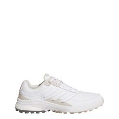 Buty Zoysia Spikeless Golf. Białe obuwie sportowe damskie Adidas, bez wzorów, na golfa. W wyprzedaży za 389.40 zł.