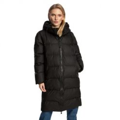 Kurtka puchowa damska Rains Alta Long. Czarne kurtki damskie Rains, l, bez wzorów, z puchu, bez kaptura. W wyprzedaży za 1,486.55 zł.