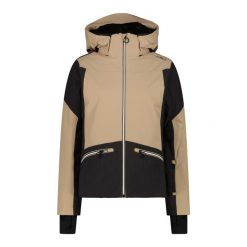 Damska kurtka narciarska z kapturem CMP. Brązowe kurtki snowboardowe damskie CMP, bez wzorów, z kapturem, narciarskie. W wyprzedaży za 1,117.30 zł.