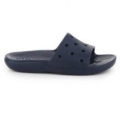 Klapki męskie Crocs Classic Slide. Szare sandały męskie Crocs, z materiału, bez zapięcia. Za 201.00 zł.