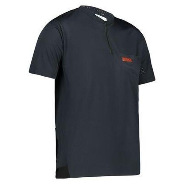 Koszulk rowerowa męska Leatt MTB Trail 3.0. Czarne buty sportowe męskie LEATT, bez zapięcia, rowerowe. Za 255.30 zł.