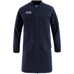 Płaszcz Jako Wardrobe. Niebieskie płaszcze męskie Jako, m, bez wzorów, z dzianiny, bez kaptura. Za 726.25 zł.