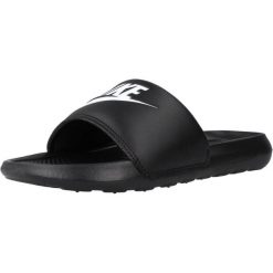 Klapki damskie Nike Victori One Slide. Czarne klapki damskie Nike, bez wzorów, z materiału, bez obcasa. Za 254.00 zł.
