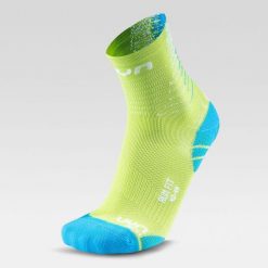 Skarpety do biegania męskie Uyn Run Fit Socks Lime / Blue. Zielone skarpety męskie UYN, bez wzorów. Za 69.99 zł.