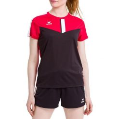 Koszulka damska Erima Squad. Czarne t-shirty damskie Erima, s, bez wzorów, z materiału, sportowe, bez kołnierzyka. W wyprzedaży za 130.70 zł.