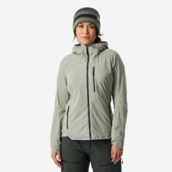 Bluza skiturowa damska Wedze Wilder. Zielone bluzy sportowe damskie SIMOND, m, bez wzorów, z elastanu, bez kaptura. Za 549.99 zł.