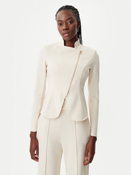 Rinascimento Marynarka CFC0122737003 Beżowy Regular Fit. Brązowe żakiety damskie Rinascimento, l, bez wzorów, z syntetyku. Za 269.99 zł.