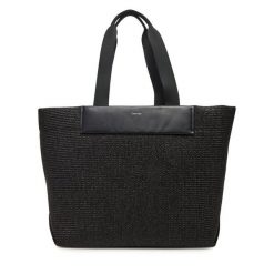 Torebka Calvin Klein. Czarne torebki shopper damskie Calvin Klein, bez wzorów, bez dodatków. Za 349.99 zł.