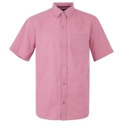 Męska Koszula Z Krótkim Rękawem Loran. Czerwone koszule męskie Regatta, m, bez wzorów, bez kołnierzyka, bez ramiączek, trekkingowe. Za 108.99 zł.