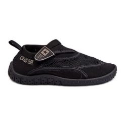 Damskie Buty Do Wody Czarne Big Star NN274A805. Czarne obuwie sportowe damskie bez wzorów, do pływania. Za 103.36 zł.