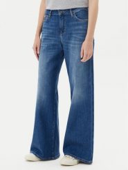 Guess Jeans Jeansy W5YA0O D0021 Niebieski Wide Leg. Niebieskie jeansy damskie Guess Jeans. Za 329.99 zł.