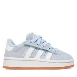 Sneakersy adidas. Niebieskie trampki i tenisówki chłopięce Adidas, bez wzorów, bez zapięcia. Za 279.99 zł.
