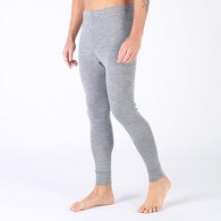 Legginsy termoaktywne męskie Woolona Atlas 100% Merino. Szare legginsy sportowe męskie WOOLONA, m, bez wzorów, z wełny, trekkingowe. W wyprzedaży za 297.00 zł.