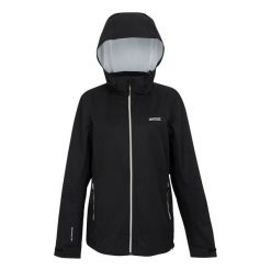 Kurtka Wodoodporna Damska Oakhowe. Niebieskie kurtki damskie Regatta, m, bez wzorów, z materiału, z kapturem. Za 390.99 zł.
