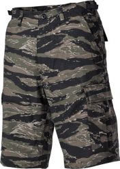 MFH Spodnie US Bermuda BDU Rip Stop tiger stripe XXL. Spodnie sportowe męskie MFH, m, bez wzorów. Za 206.00 zł.