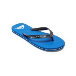 Klapki dla Mężczyzn MOLOKAI CORE. Niebieskie klapki męskie Quiksilver, z gumy, sportowe. Za 89.99 zł.