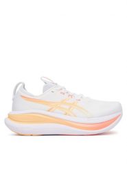 Asics Buty do biegania Gel-Nimbus 28 1012B899 Biały. Białe obuwie sportowe damskie Asics, bez wzorów, z meshu, do biegania. Za 889.99 zł.