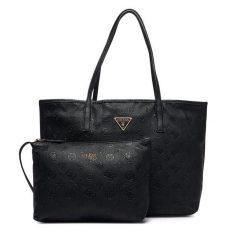 Torebka Guess. Czarne torebki do ręki damskie Guess, z aplikacjami, bez dodatków. Za 674.99 zł.