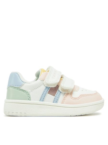 Tommy Hilfiger Sneakersy Flag Low Cut Velcro Sneaker T1A9-33730-1439 M Kolorowy. Buty sportowe dziewczęce Tommy Hilfiger, bez wzorów, ze skóry, bez zapięcia. Za 179.99 zł.