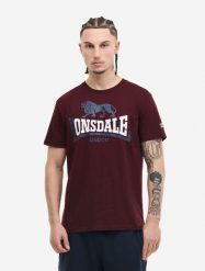 T-shirt Lonsdale Lion Two Tone. Czarne t-shirty męskie Lonsdale, m, bez wzorów, z bawełny, klasyczne, bez kołnierzyka. Za 138.50 zł.