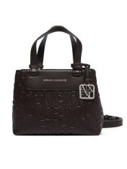 Armani Exchange Torebka XW001576 AF15774 U6032 Brązowy ciemny. Brązowe torebki do ręki damskie Armani Exchange, bez wzorów, ze skóry, bez dodatków. Za 589.99 zł.
