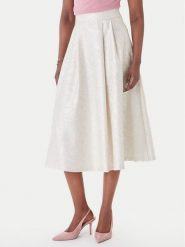 Rinascimento Spódnica trapezowa CFC0127694003 Écru Regular Fit. Spódnice damskie Rinascimento, xl, bez wzorów, z syntetyku, trapezowe. Za 749.99 zł.