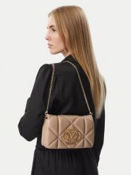 LOVE MOSCHINO Torebka JC4043PP0PLC0105 Beżowy. Brązowe torebki do ręki damskie Love Moschino, bez wzorów, wizytowe, bez dodatków. Za 789.99 zł.