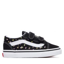 Tenisówki Vans. Czarne trampki i tenisówki dziewczęce Vans, bez wzorów, bez zapięcia. Za 219.99 zł.