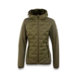 Kurtka Ande Dru Dla Kobiet Damskie. Zielone kurtki sportowe damskie ANDE, s, bez wzorów, z materiału, bez kaptura, trekkingowe. Za 399.99 zł.