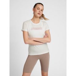 Damska bawełniana koszulka Hummel TE Cali. Białe t-shirty damskie Hummel, s, bez wzorów, z bawełny, bez kołnierzyka. Za 111.00 zł.
