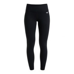 Legginsy sportowe dla Kobiety EVERYDAY FLOW Czarny. Brązowe legginsy damskie Roxy, bez wzorów, z elastanu. Za 179.99 zł.