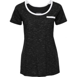 T-shirt bonprix czarny melanż. T-shirty damskie marki DOMYOS. Za 44.99 zł.
