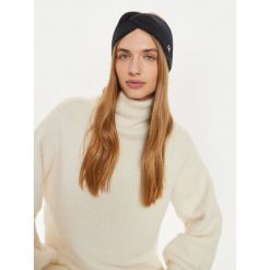 Opaska materiałowa Calvin Klein. Czarne czapki i kapelusze damskie Calvin Klein, bez wzorów, z materiału. Za 129.99 zł.