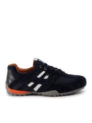 Geox Półbuty U Snake K U4207K 02214 C4002 Granatowy. Niebieskie półbuty na co dzień męskie Geox, ze skóry, bez zapięcia. Za 289.99 zł.