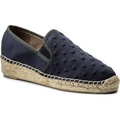 Espadryle TOMMY HILFIGER - Corporate Slip On Espadrille FW0FW02263 Midnight 403. Niebieskie espadryle damskie Tommy Hilfiger, z materiału. W wyprzedaży za 179.00 zł.