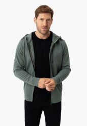 Bluza z kapturem B-BOGY. Niebieskie bluzy męskie Volcano, m, bez wzorów, z bawełny, z kapturem. Za 189.99 zł.