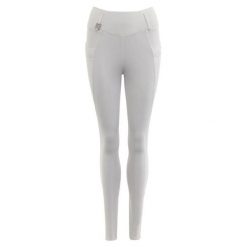 Damskie silikonowe legginsy jeździeckie z pełną przyczepnością ANKY Trendy C-Wea. Białe legginsy damskie ANKY, s, bez wzorów, z materiału. Za 590.00 zł.