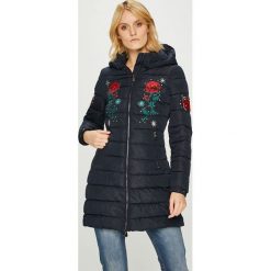Desigual - Kurtka. Czarne kurtki damskie Desigual, z haftami, z poliesteru. Za 849.90 zł.