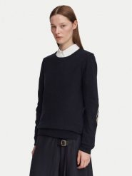 Barbour Sweter Pendle LKN1075NY91 Granatowy Regular Fit. Niebieskie swetry damskie Barbour, bez wzorów, z bawełny, bez kołnierzyka, bez ramiączek, bez kaptura. Za 549.99 zł.