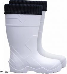 Buty trekkingowe męskie Fagum-Stomil Kalosze męskie ocieplane czarne białe biały 44. Białe trekkingi męskie Fagum-Stomil. Za 93.20 zł.
