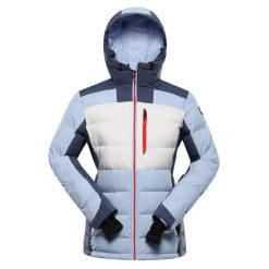 Damska kurtka puchowa Alpine Pro Ferera 2. Niebieskie kurtki damskie Alpine Pro, l, bez wzorów, z puchu, bez kaptura, narciarskie. Za 1,344.60 zł.