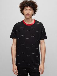Hugo Koszulka piżamowa 50490231 Czarny Relaxed Fit. Czarne piżamy męskie Hugo, l, bez wzorów, z bawełny, bez ramiączek. Za 219.99 zł.