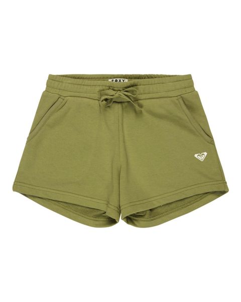 Spodenki dresowe dla Dziewczynki SURF FEELING TERRY Zielony. Zielone spodenki dla dziewczynek Roxy, bez wzorów, z bawełny, klasyczne. Za 109.99 zł.